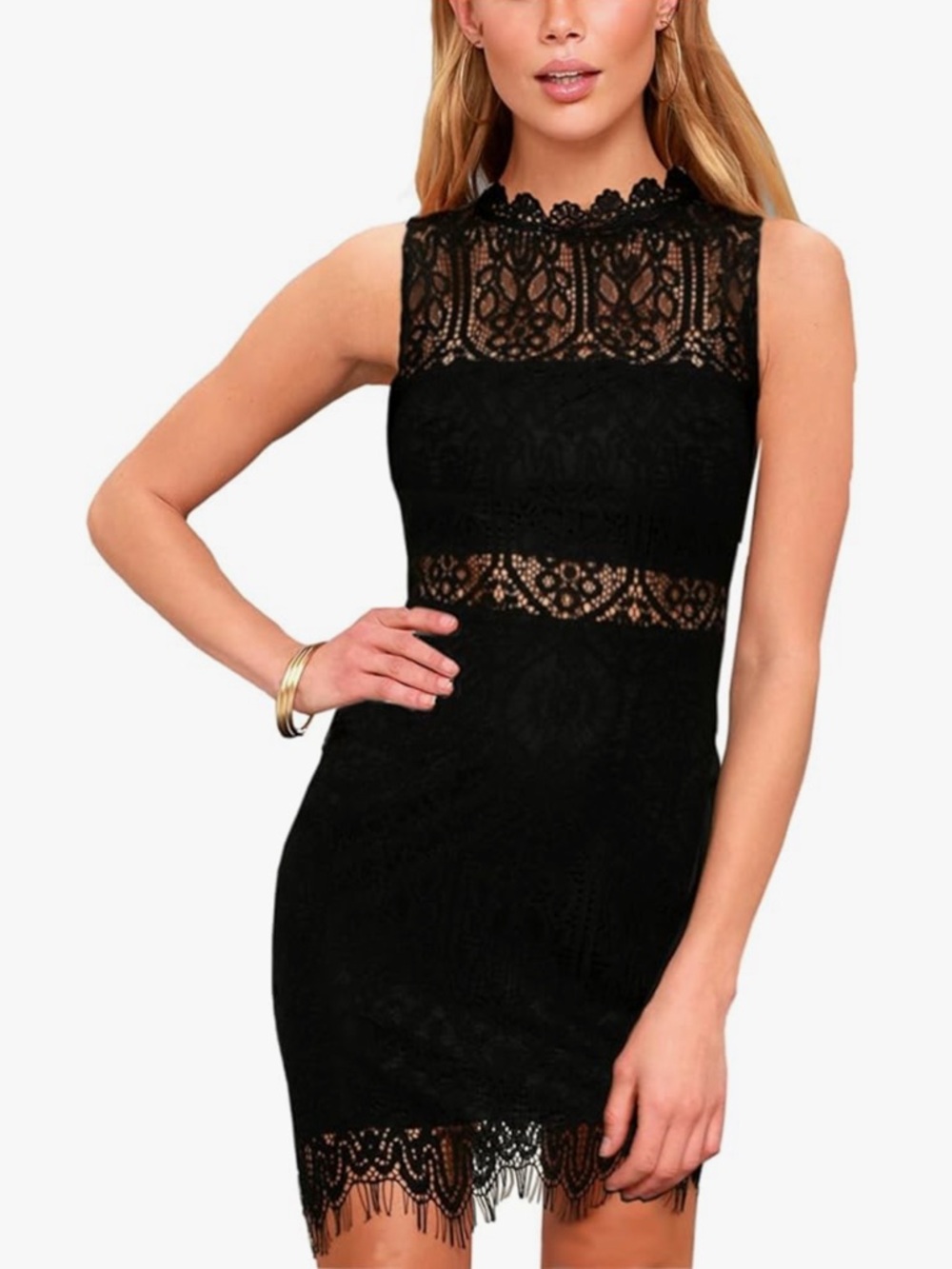 Zalalus Lace Mini Dress